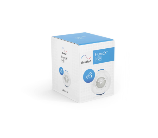 Plano próximo do Humidx F20 pacote com 6