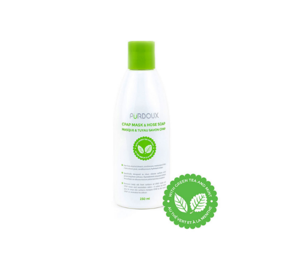 Sabão para máscara e tubo de CPAP