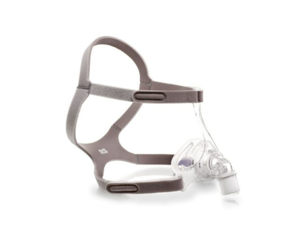 Vista lateral da máscara nasal Philips Pico