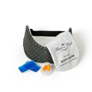 Antifaz Anti-Fatiga de Espuma Viscoelástica con Almohadillas de Gel Frío/Caliente