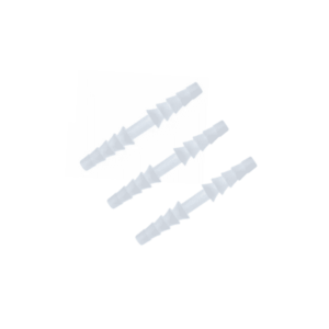 Vista de tres conectores de líneas de oxígeno
