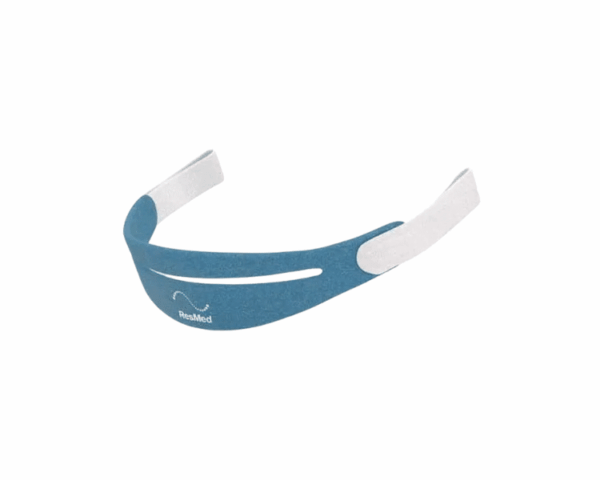 Vista frontal del arnés para mascarilla n30i y p30i de resmed